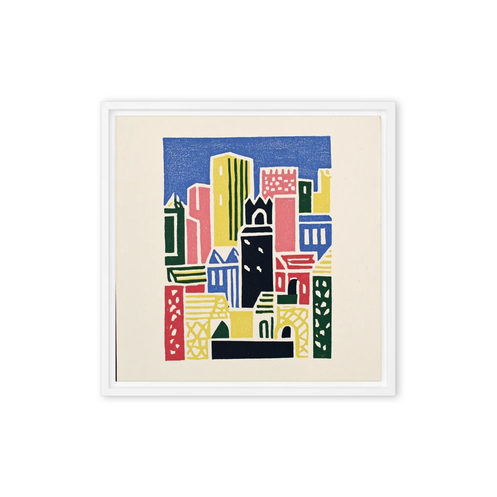 Geometric City Block | Art Print