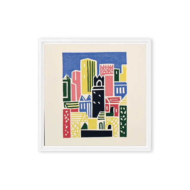 Geometric City Block | Art Print