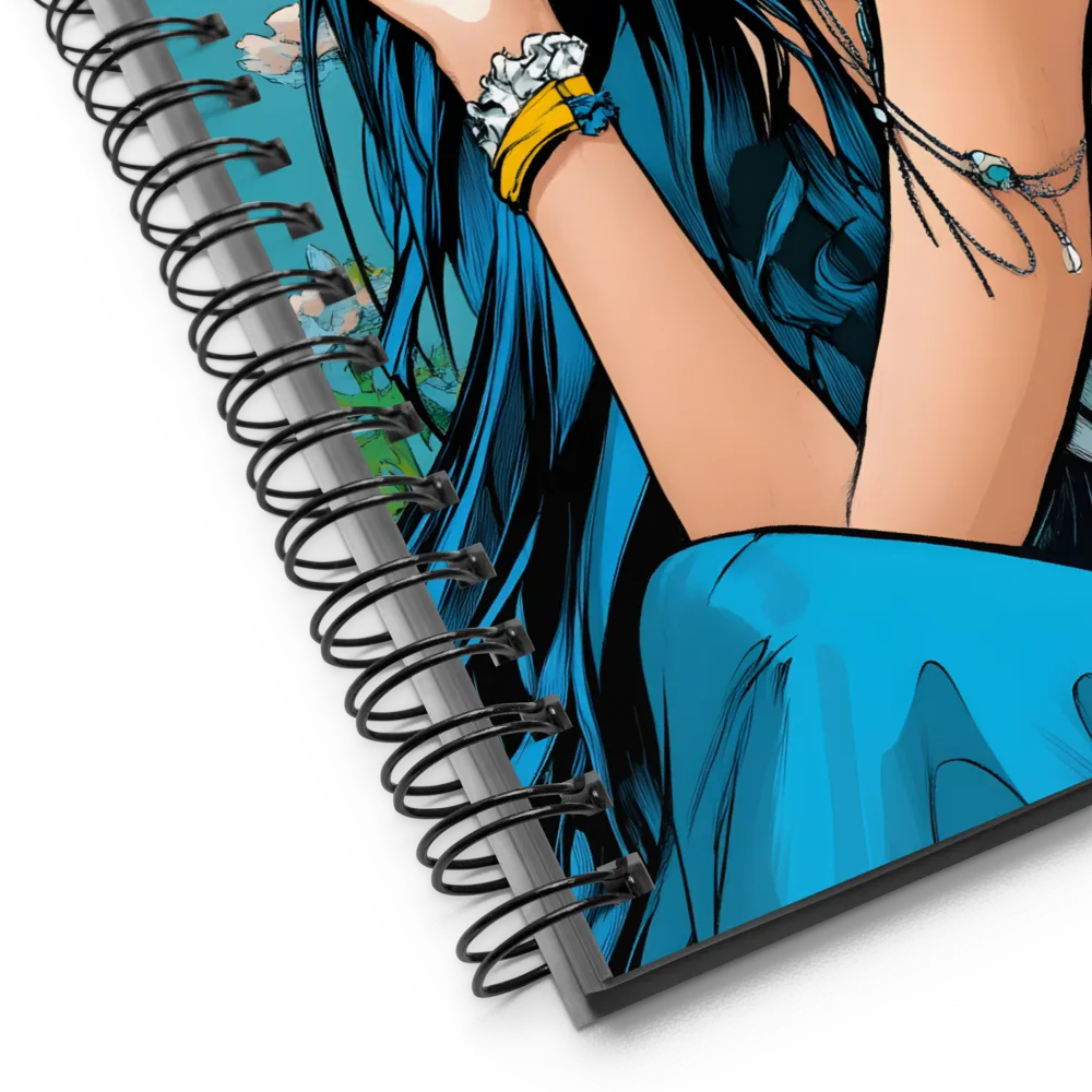 Floral Enigma 
 Spiral Notebook | 140 pages