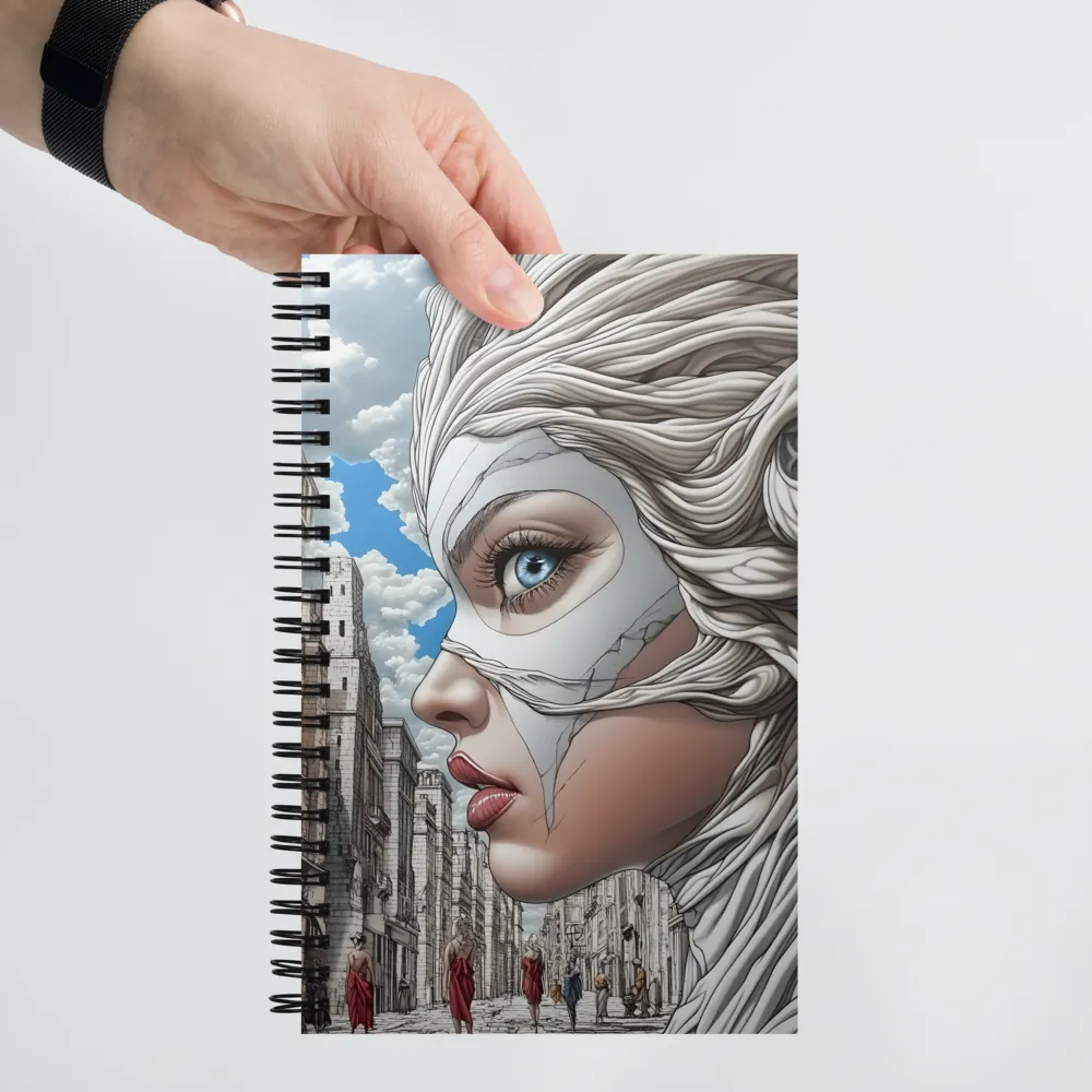 Urban Siren's Gaze 
 Spiral Notebook | 140 pages