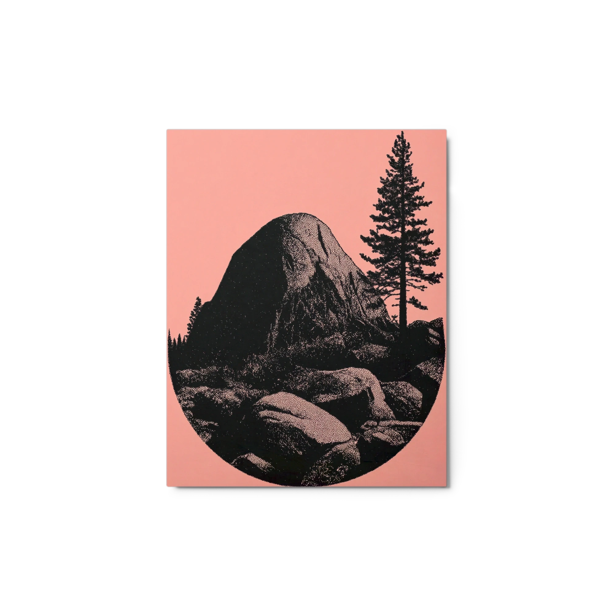 Granite Monolith in Coral