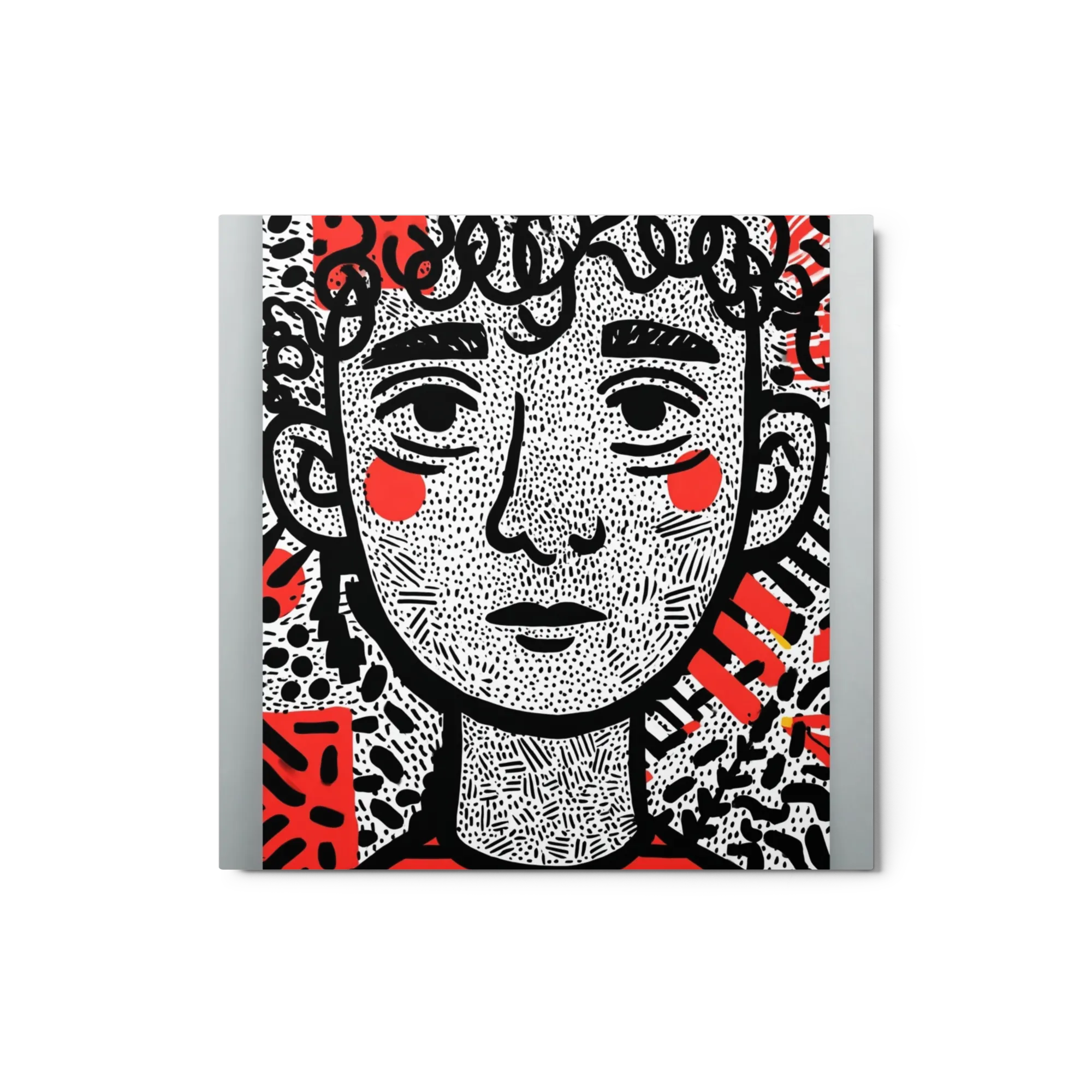 Dotted Red Portrait