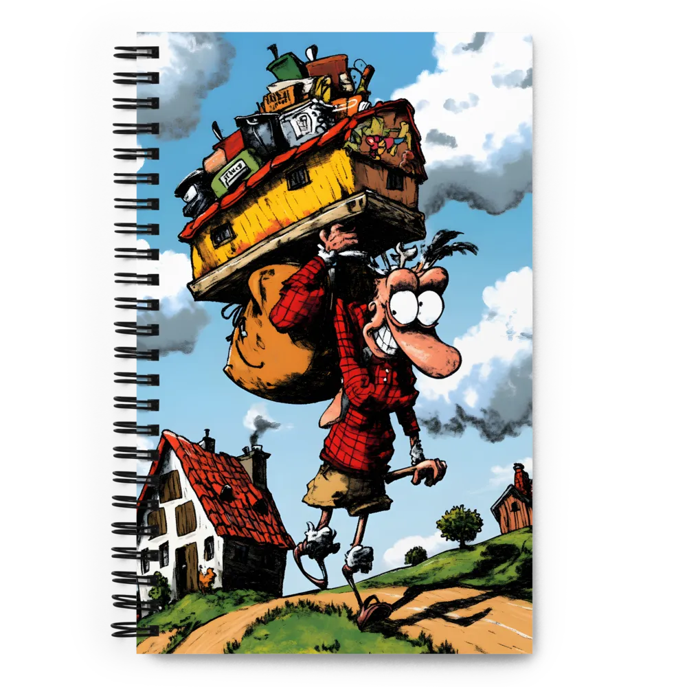 The Burdened Traveler 
 Spiral Notebook | 140 pages