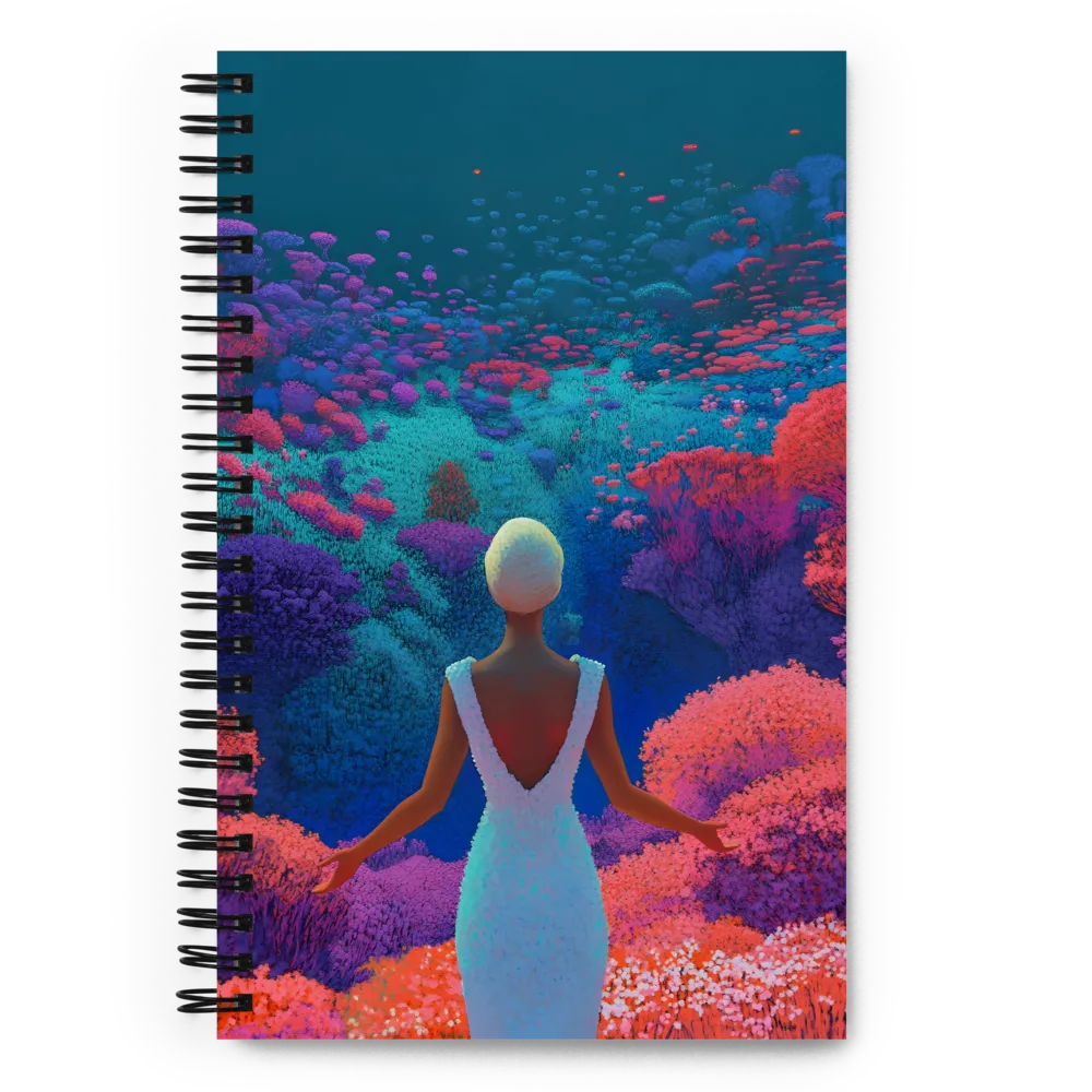 Otherworldly Garden Vista 
 Spiral Notebook | 140 pages