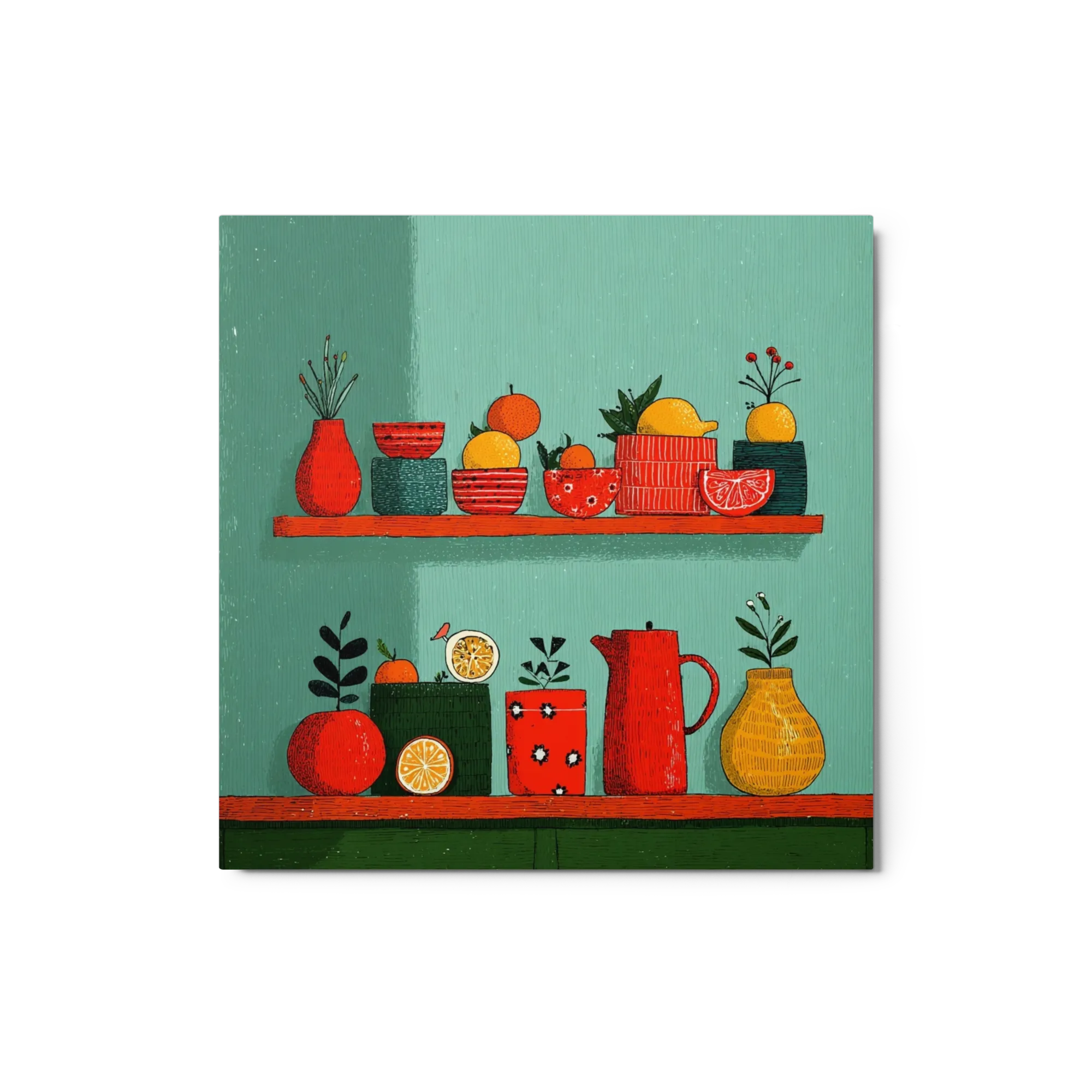Étagères de Cuisine Rustiques