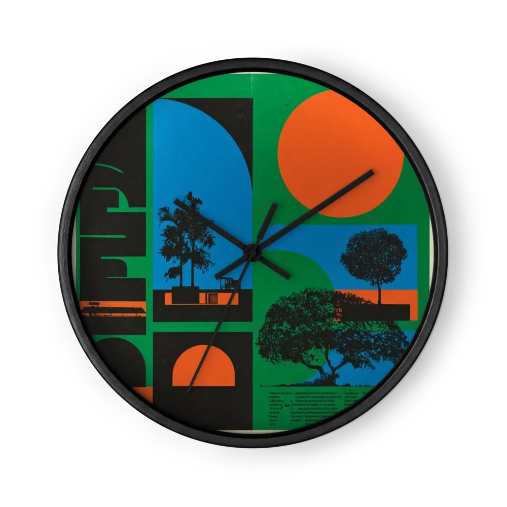 Sol & Silhouette | Wall Clock