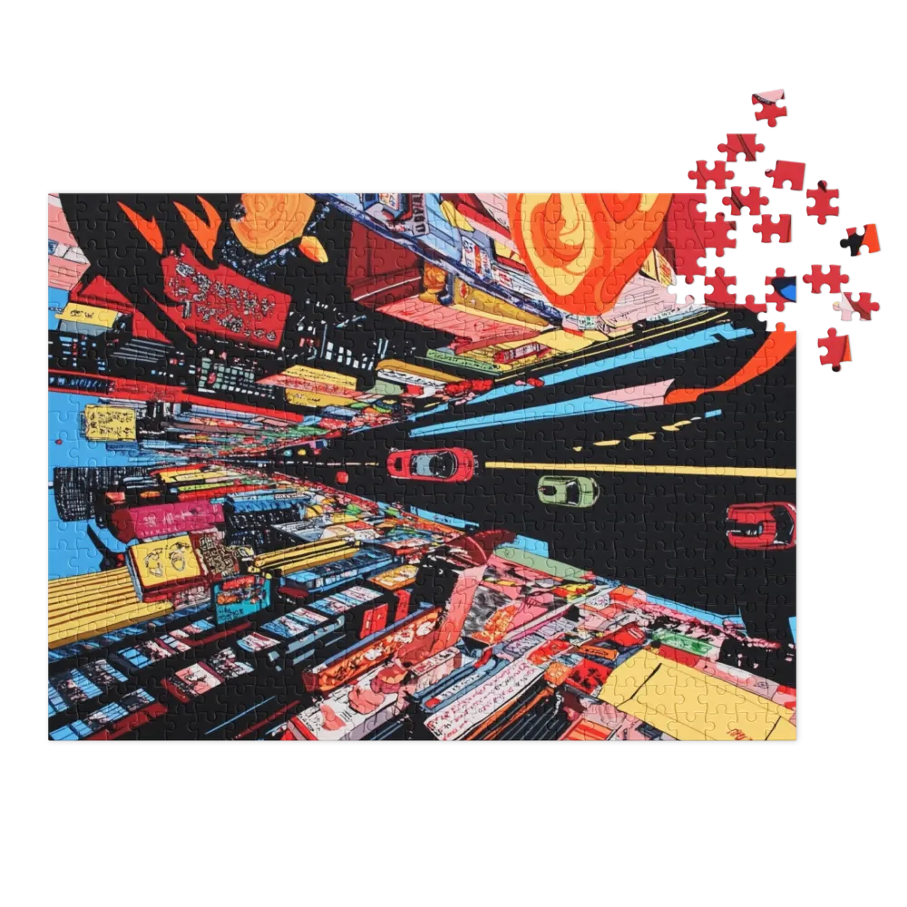 Tokyo Vertigo 
 Jigsaw Puzzle in Tin Box