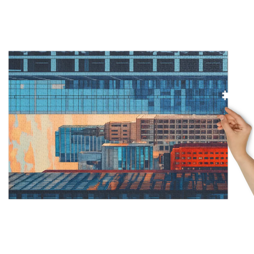 Urban Sentinel 
 Jigsaw Puzzle in Tin Box