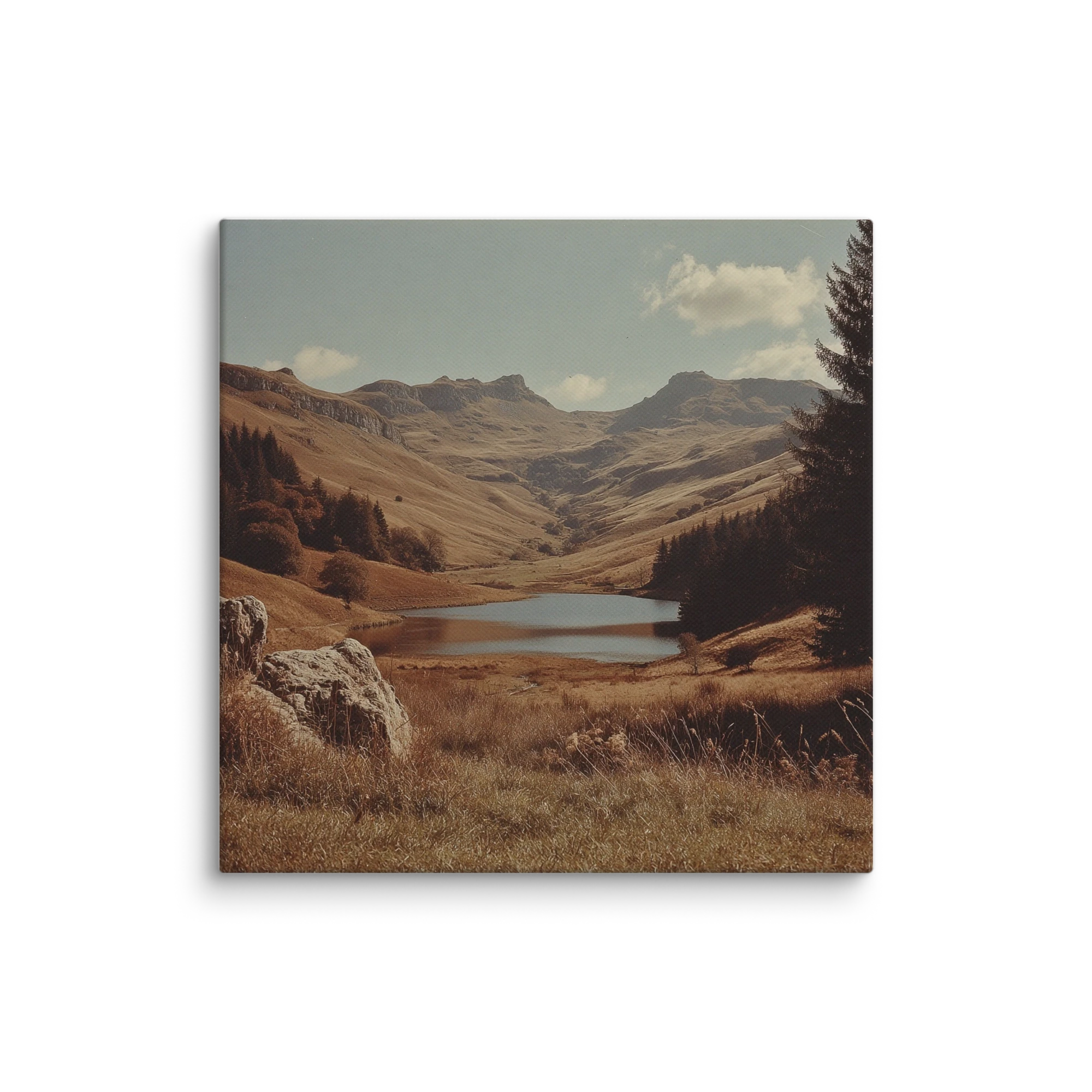 Two Faces From A Lost Reel — Portraits In Brown Light