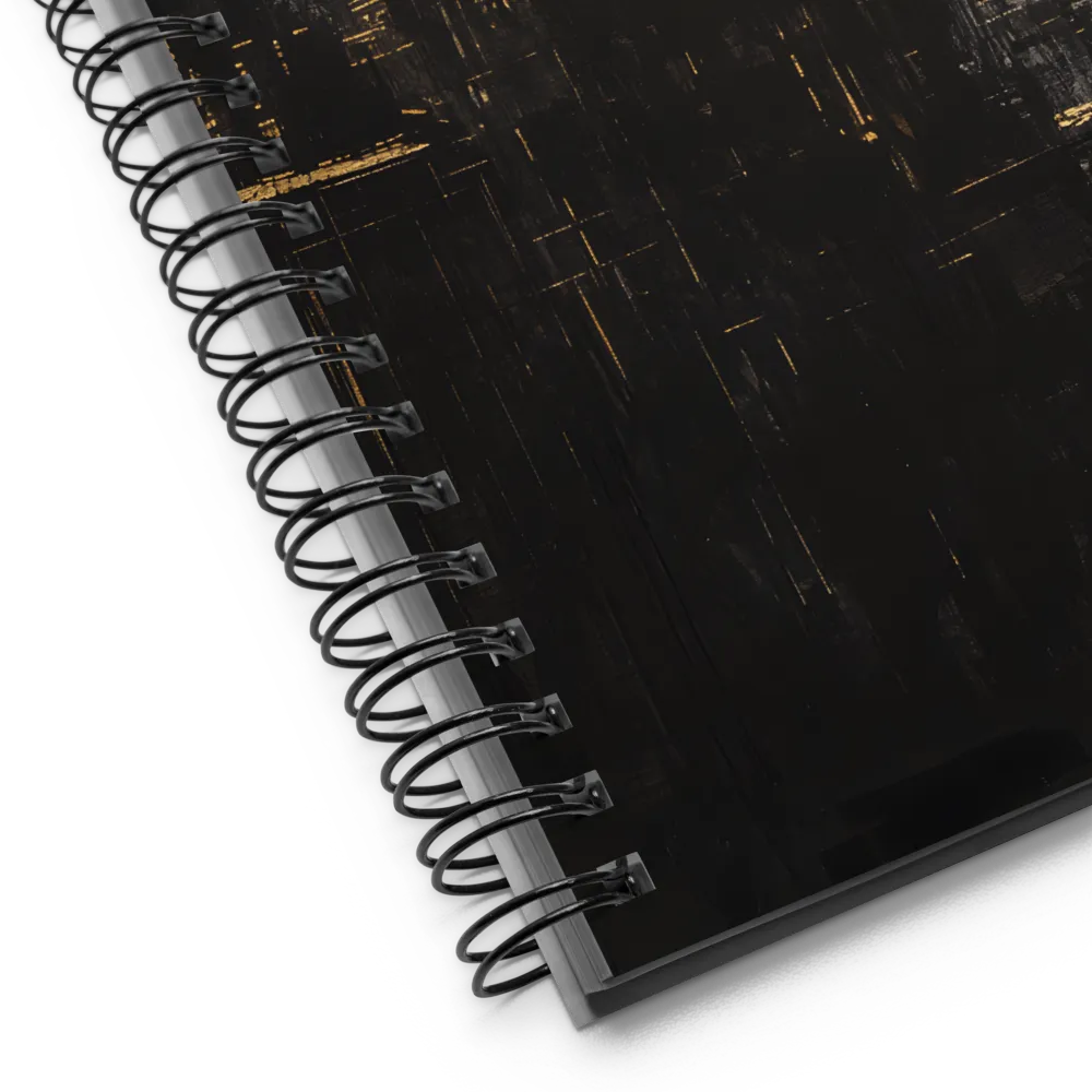 Gilded Urban Canvas 
 Spiral Notebook | 140 pages