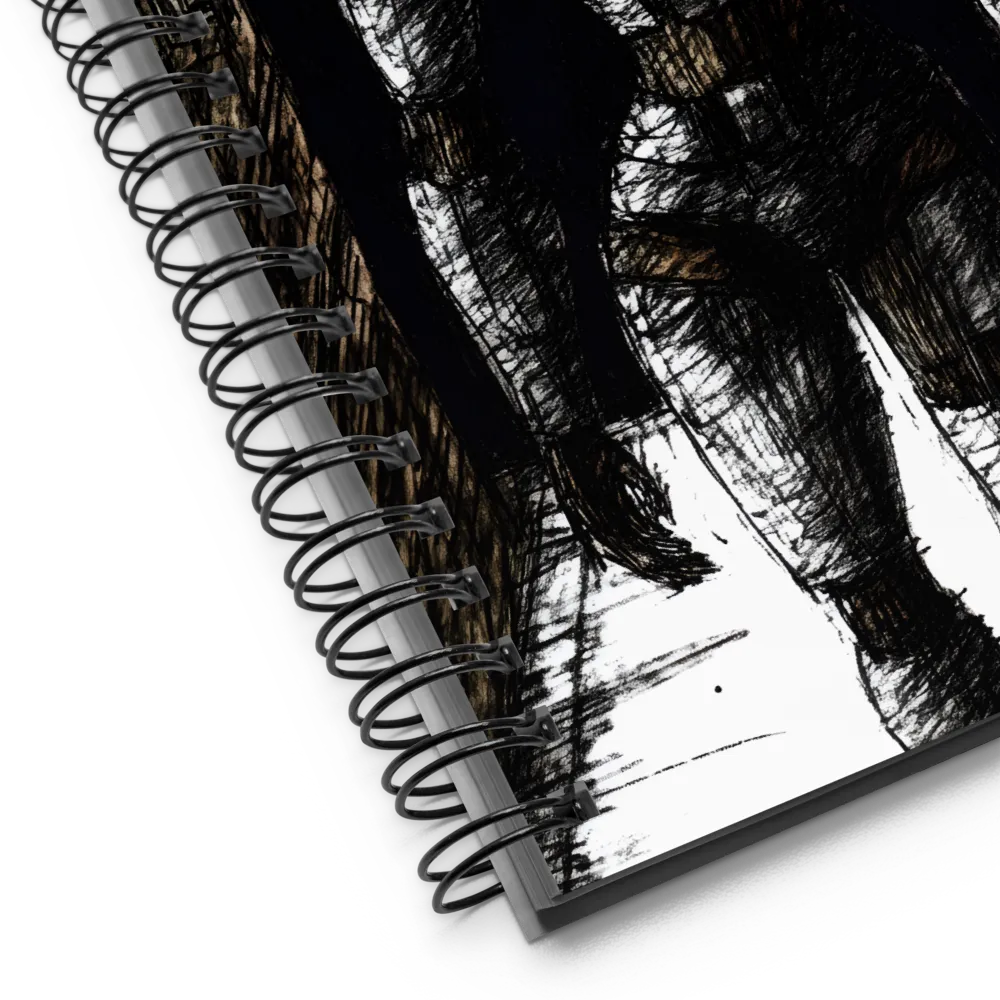 Sentinel in the Shadows 
 Spiral Notebook | 140 pages