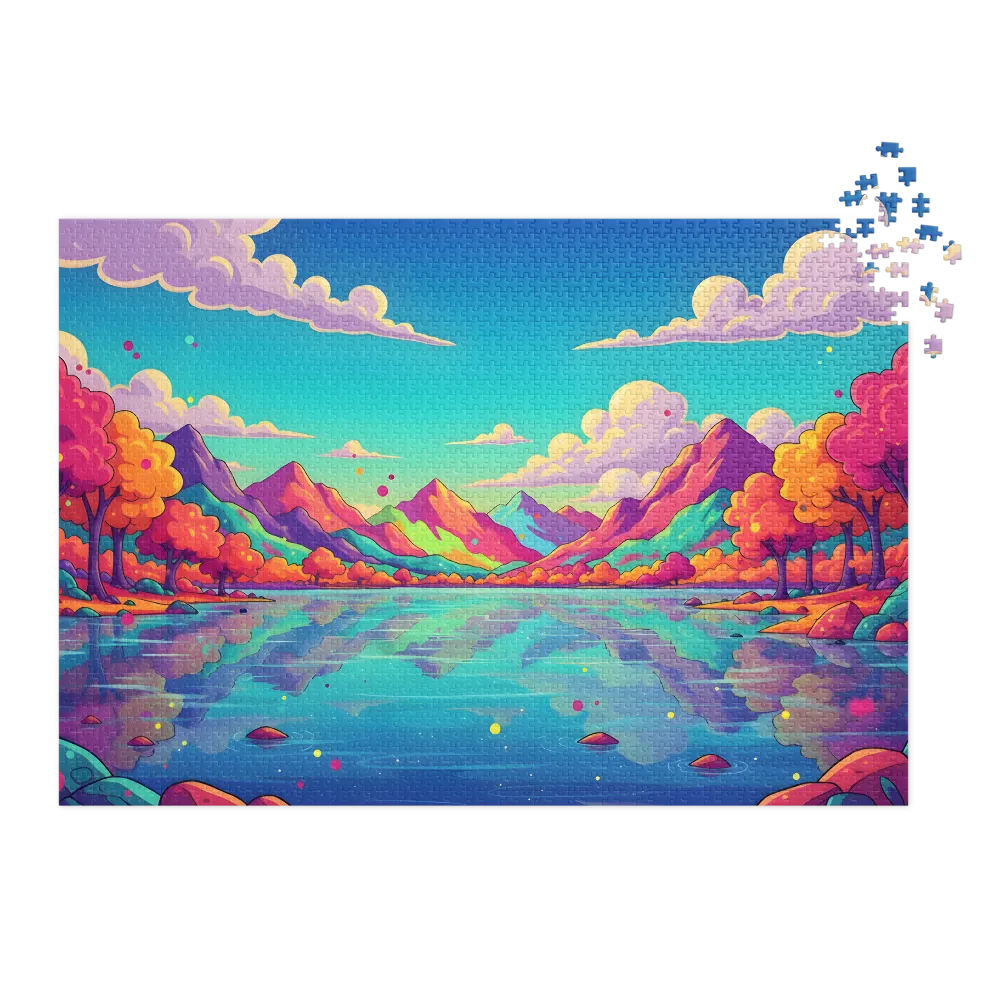 Kaleidoscope Waters 
 Jigsaw Puzzle in Tin Box