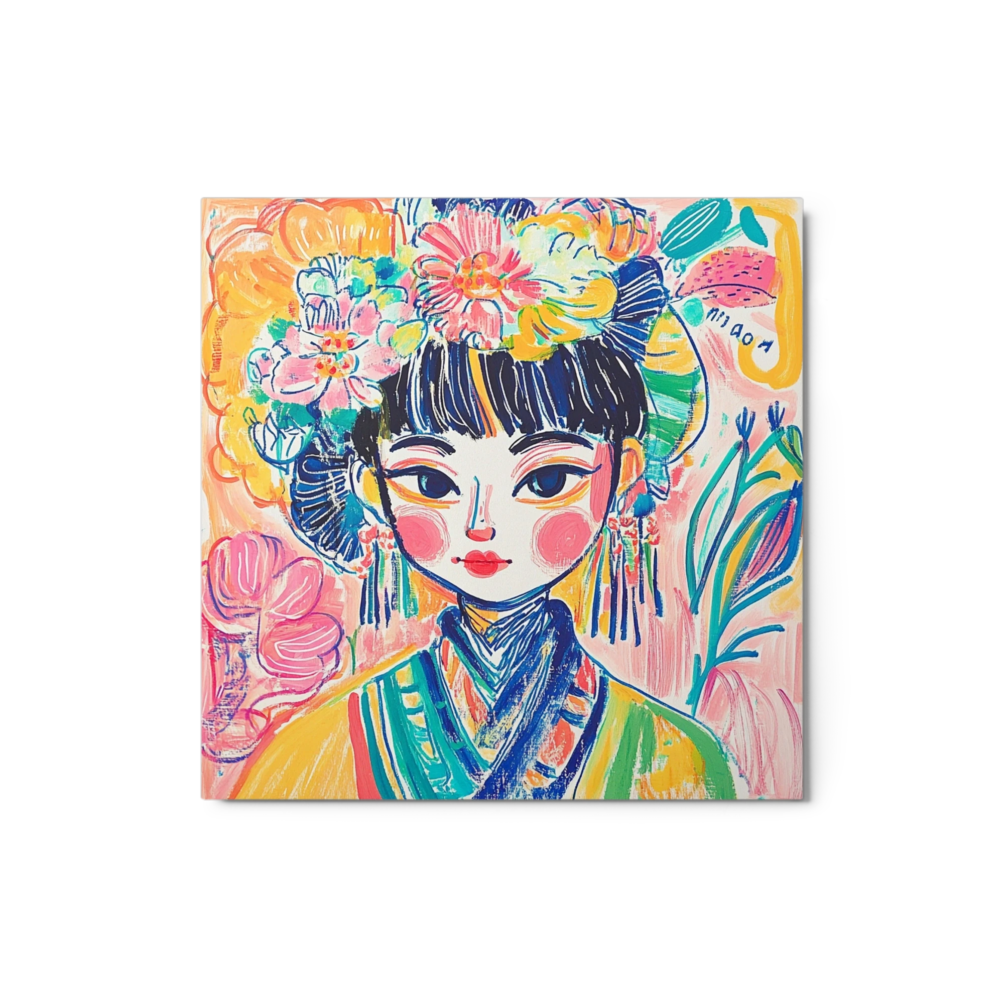 Vibrant Woman Portrait