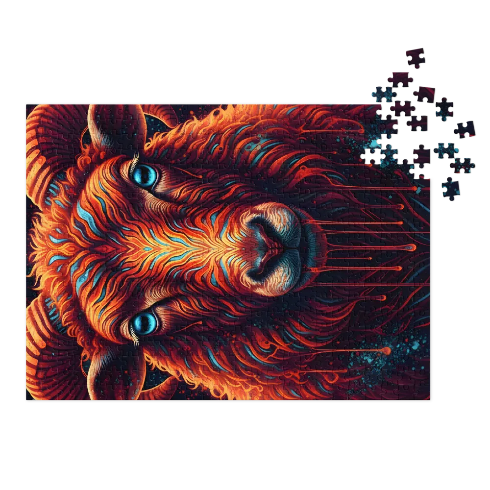 Luminous Ram | Jigsaw Puzzles