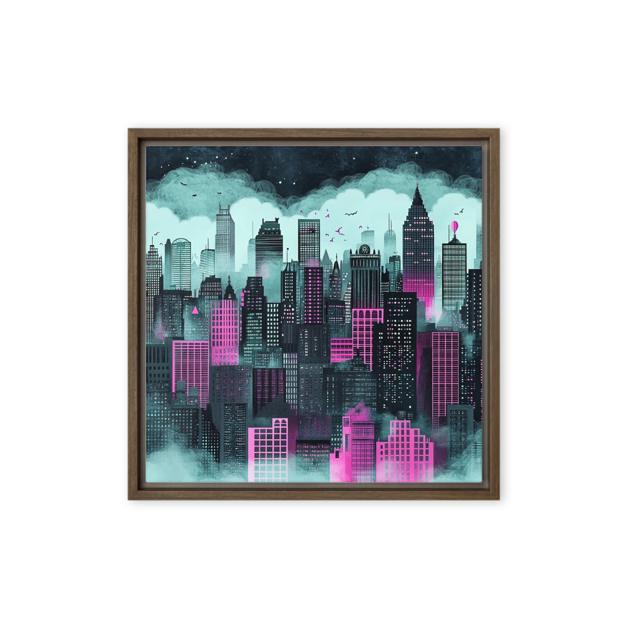 Neon Metropolis Glow
