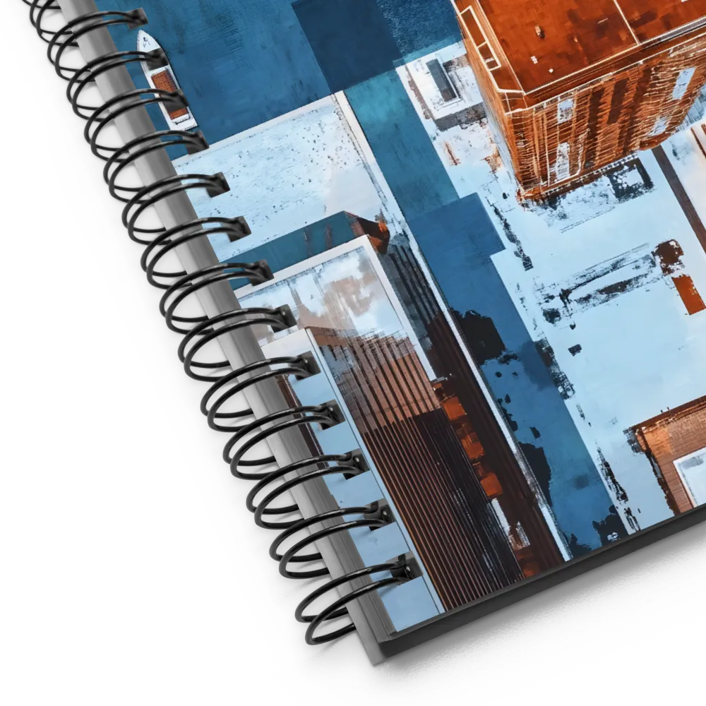 Winter City Aerial 
 Spiral Notebook | 140 pages