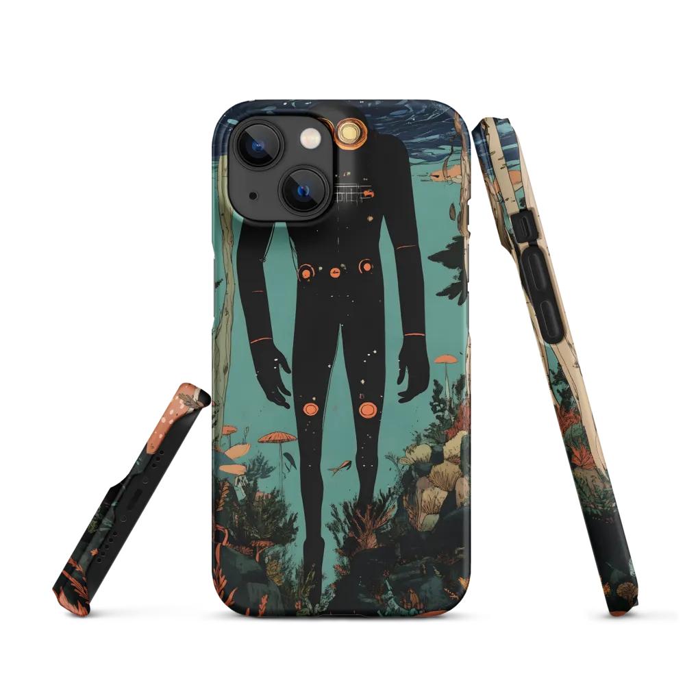 Surreal Diver Underwater Scene | Phone Case