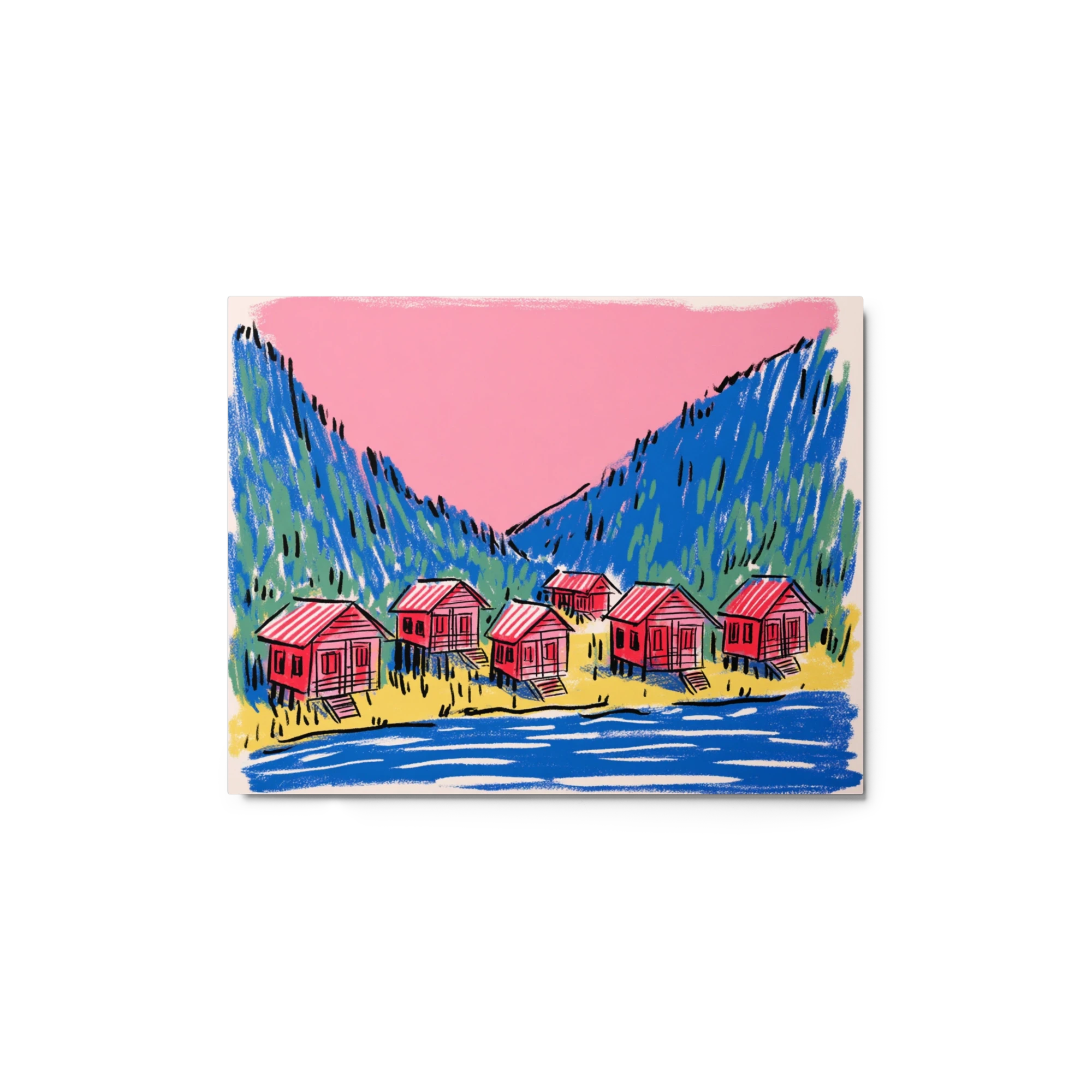 Red Cabins at the Fjord
