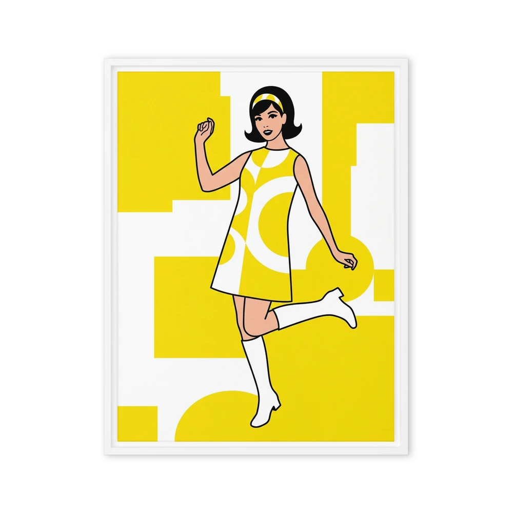 Groovy 60s Pop Diva | Art Print