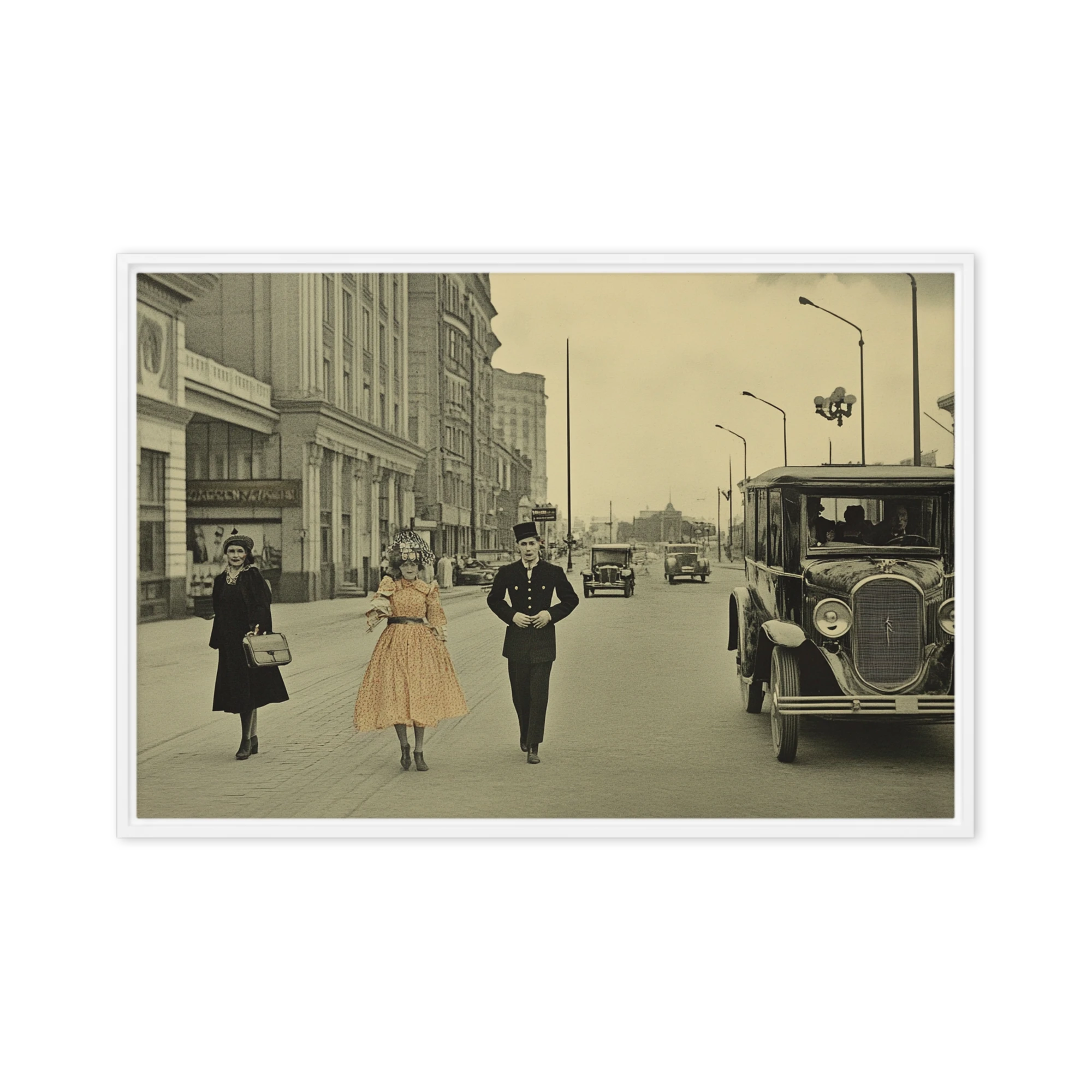 The Vintage Promenade | Art Print