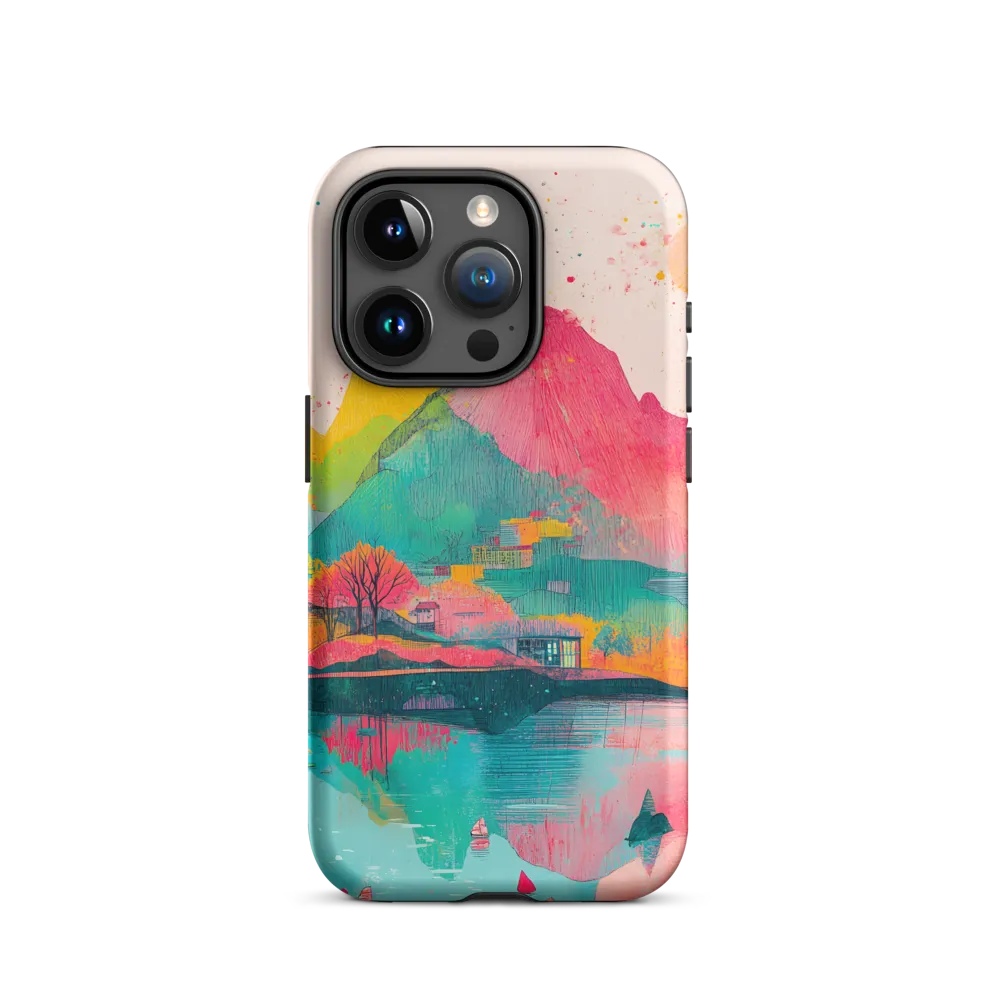 Vivid Mountain Lake Reflection | Phone Case