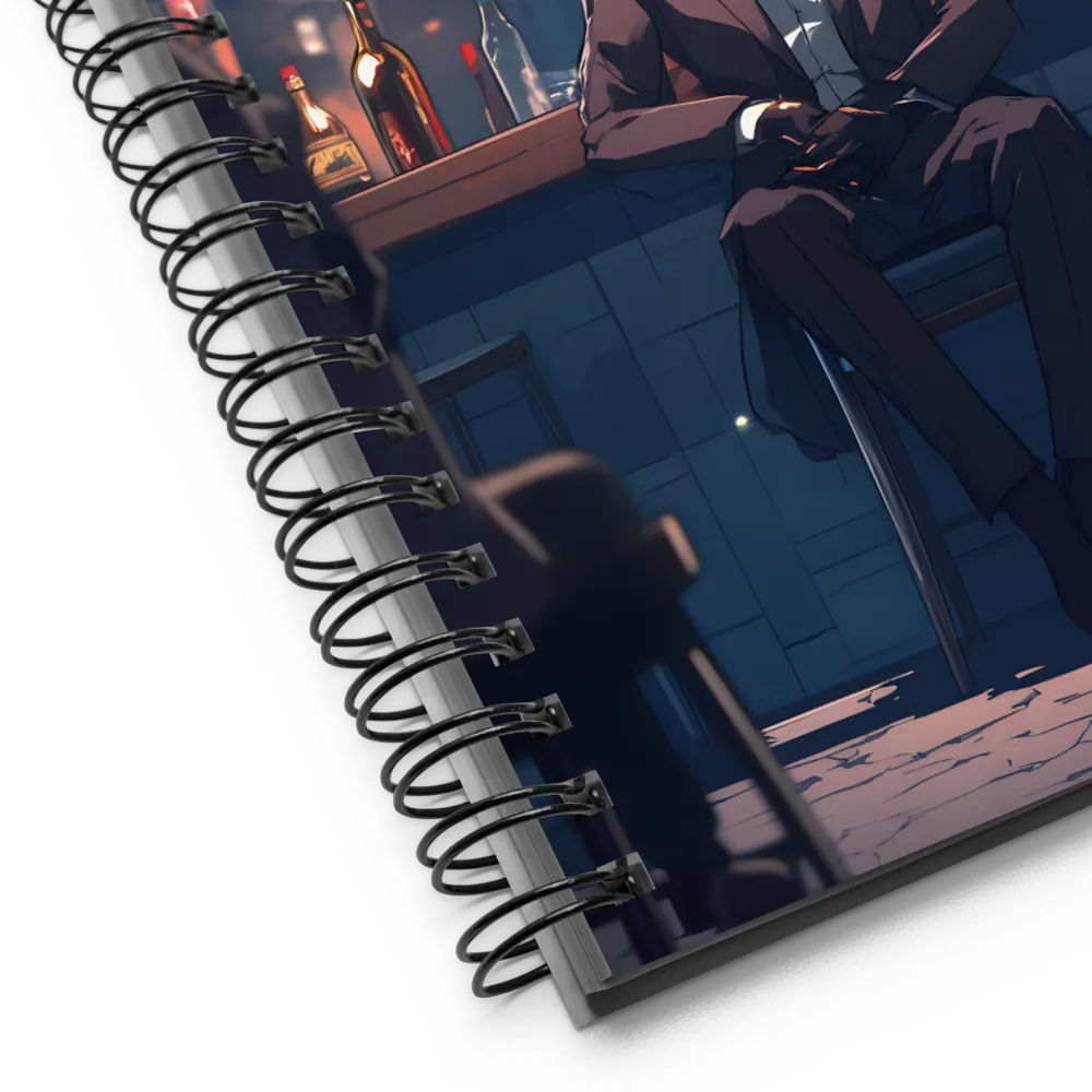 The Silent Patron 
 Spiral Notebook | 140 pages
