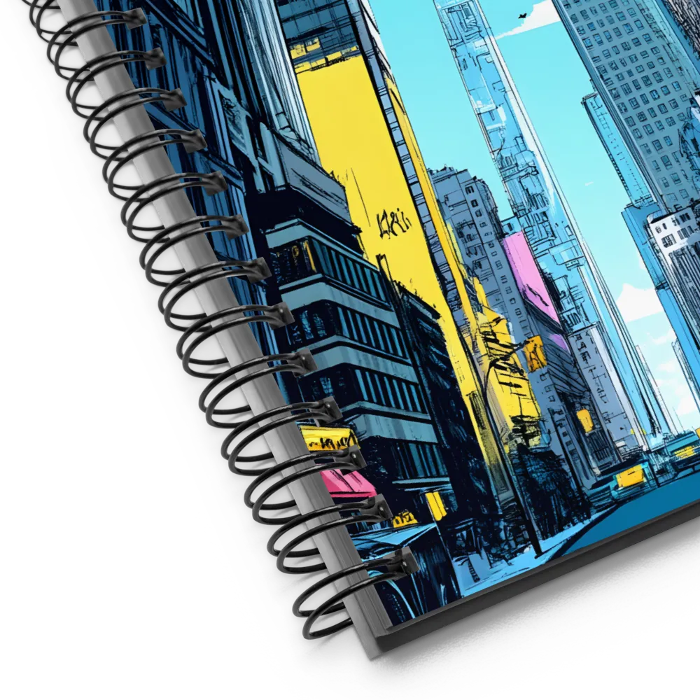 Comic Book Cityscape 
 Spiral Notebook | 140 pages