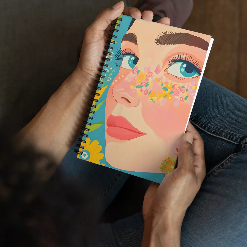 Flowering Gaze 
 Spiral Notebook | 140 pages