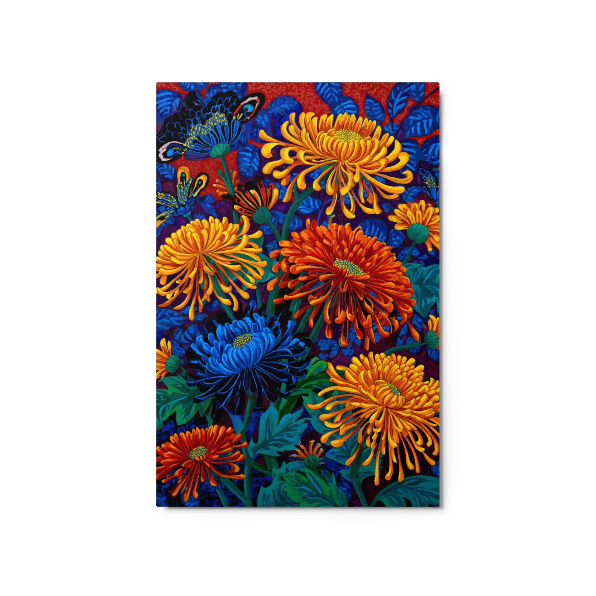 Midnight Chrysanthemums