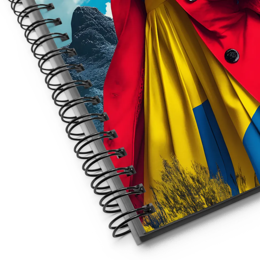 Bold Fashion Portrait 
 Spiral Notebook | 140 pages