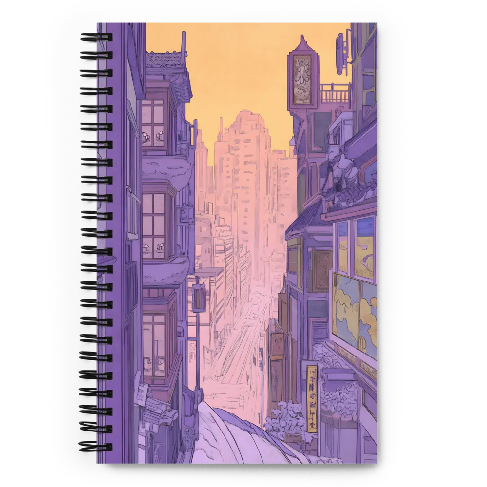 Urban Twilight Passage 
 Spiral Notebook | 140 pages