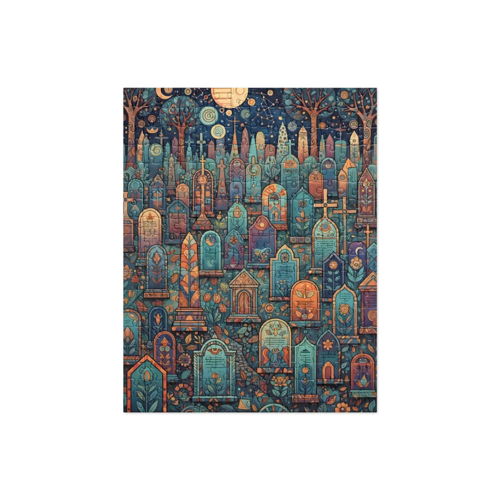 Moonlit Memorial 
 Jigsaw Puzzle in Tin Box