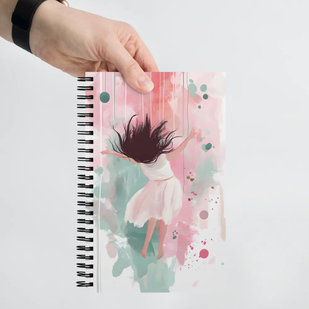 Ethereal Descent 
 Spiral Notebook | 140 pages