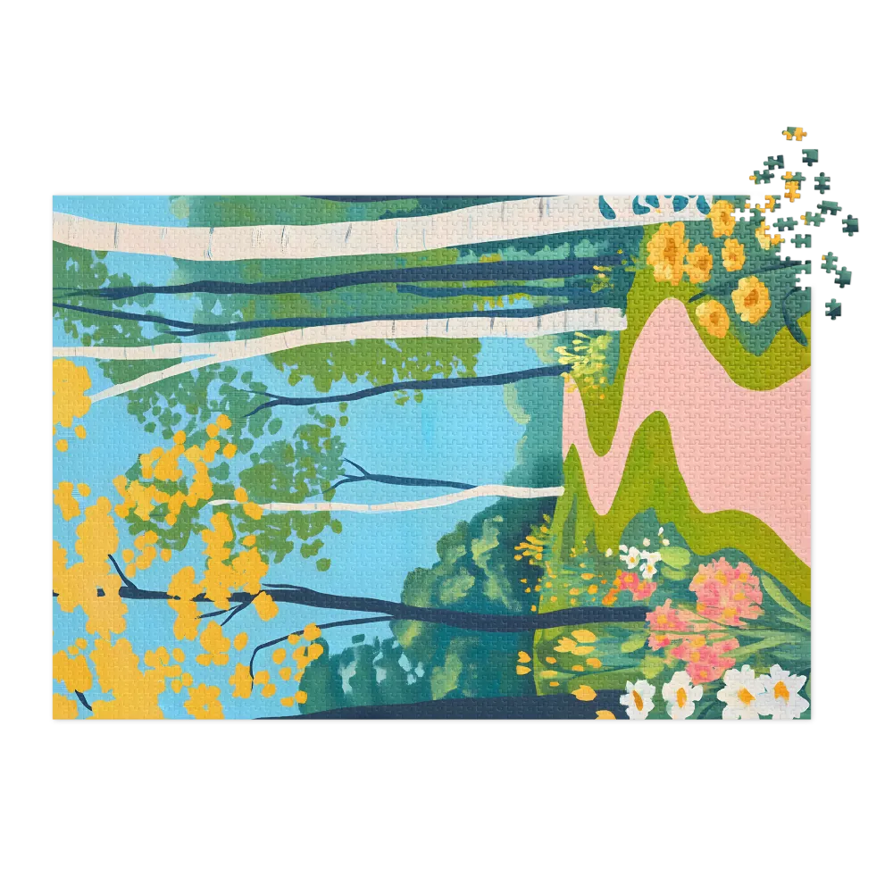 Vibrant Floral Landscape