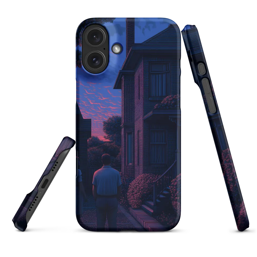 Surreal Couple at Sunset House | Phone Case