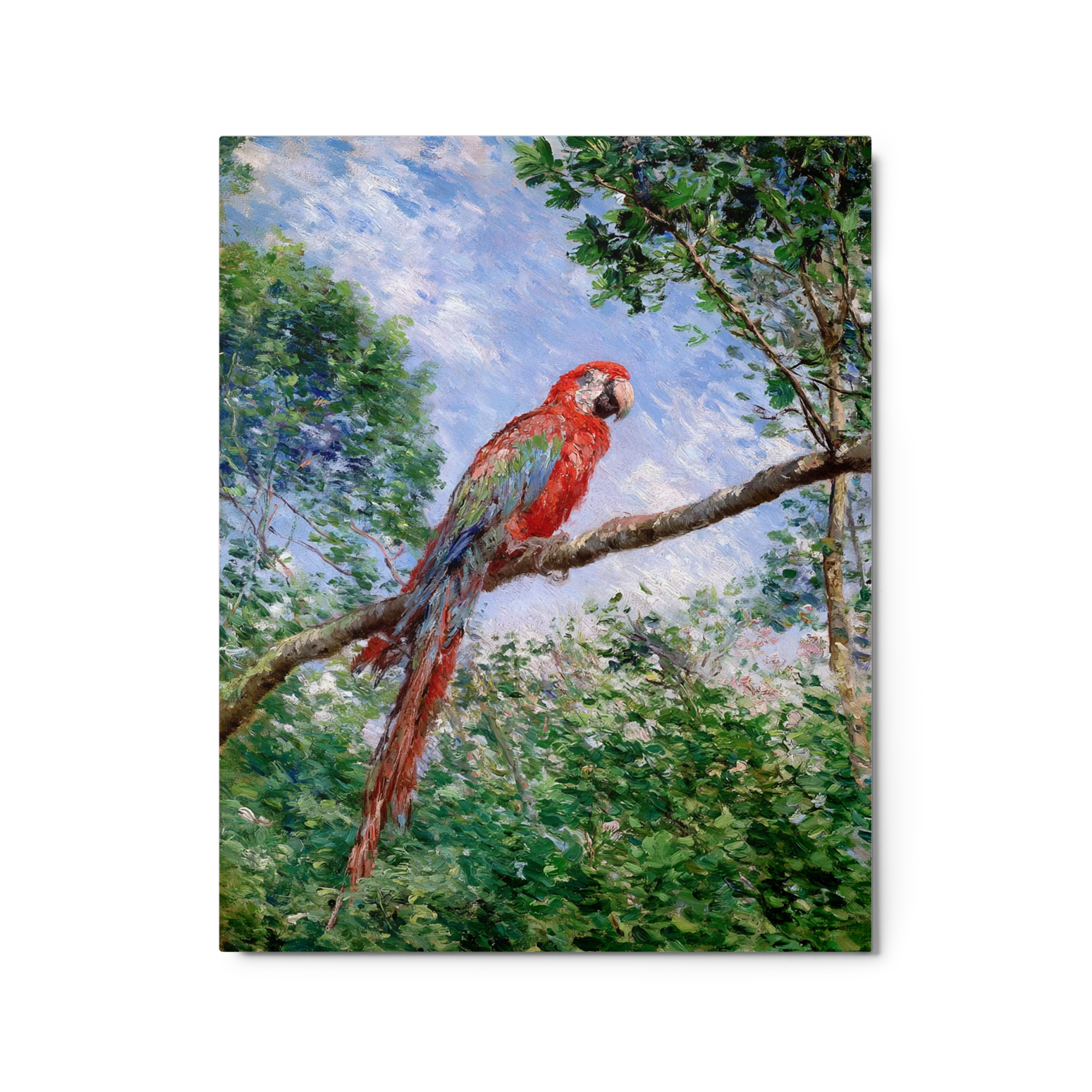 Red Macaw in the Canopy
