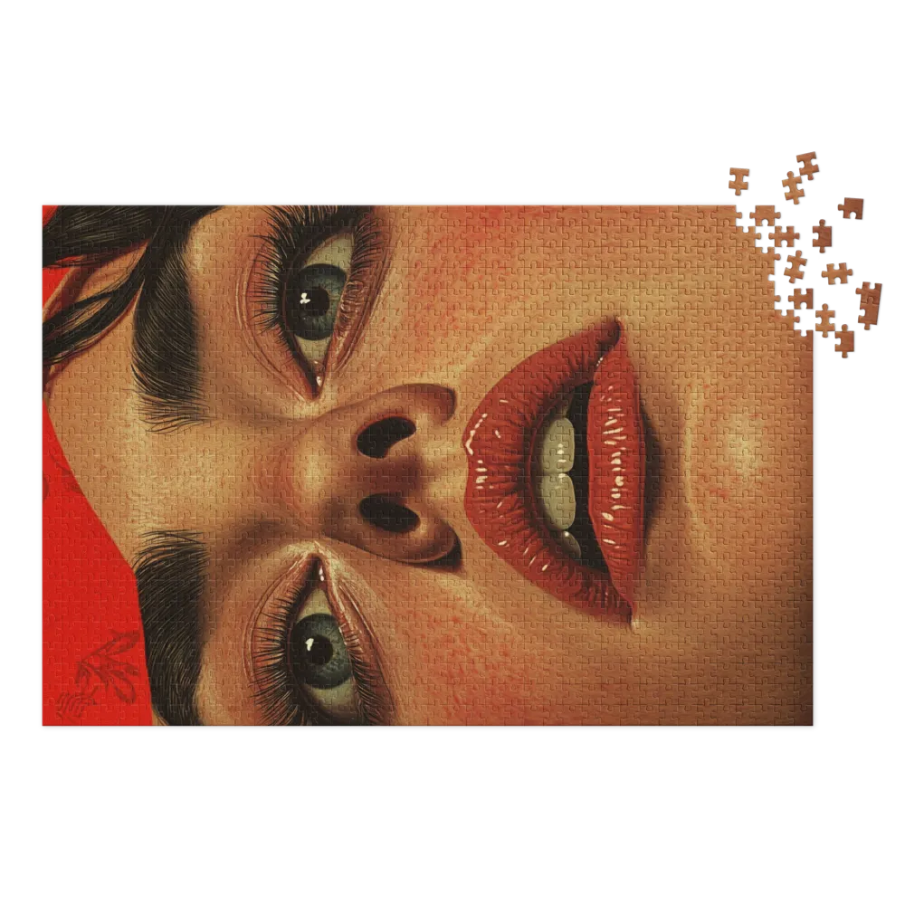 Hyperrealistic Female Portrait | Jigsaw Puzzle (252/520 pieces)