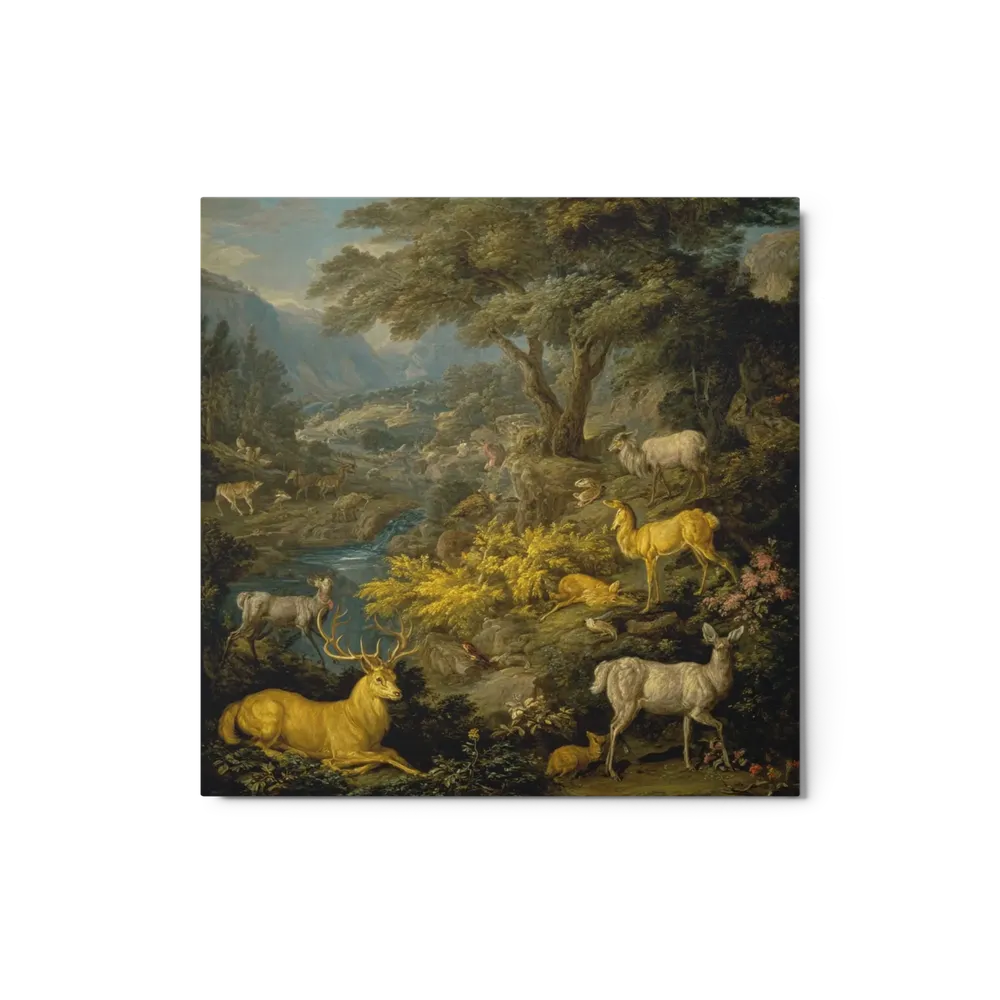 The Golden Stag's Realm | Art Print