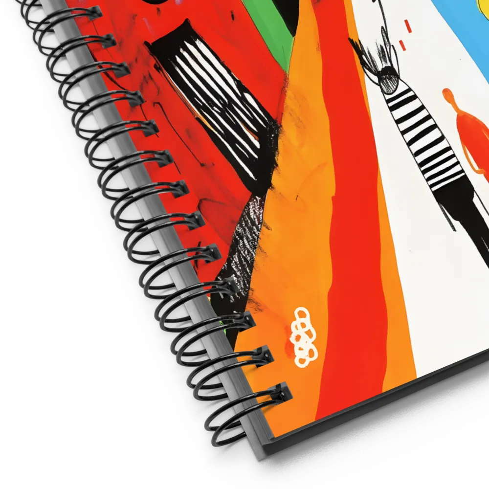 Vibrant City Walk 
 Spiral Notebook | 140 pages