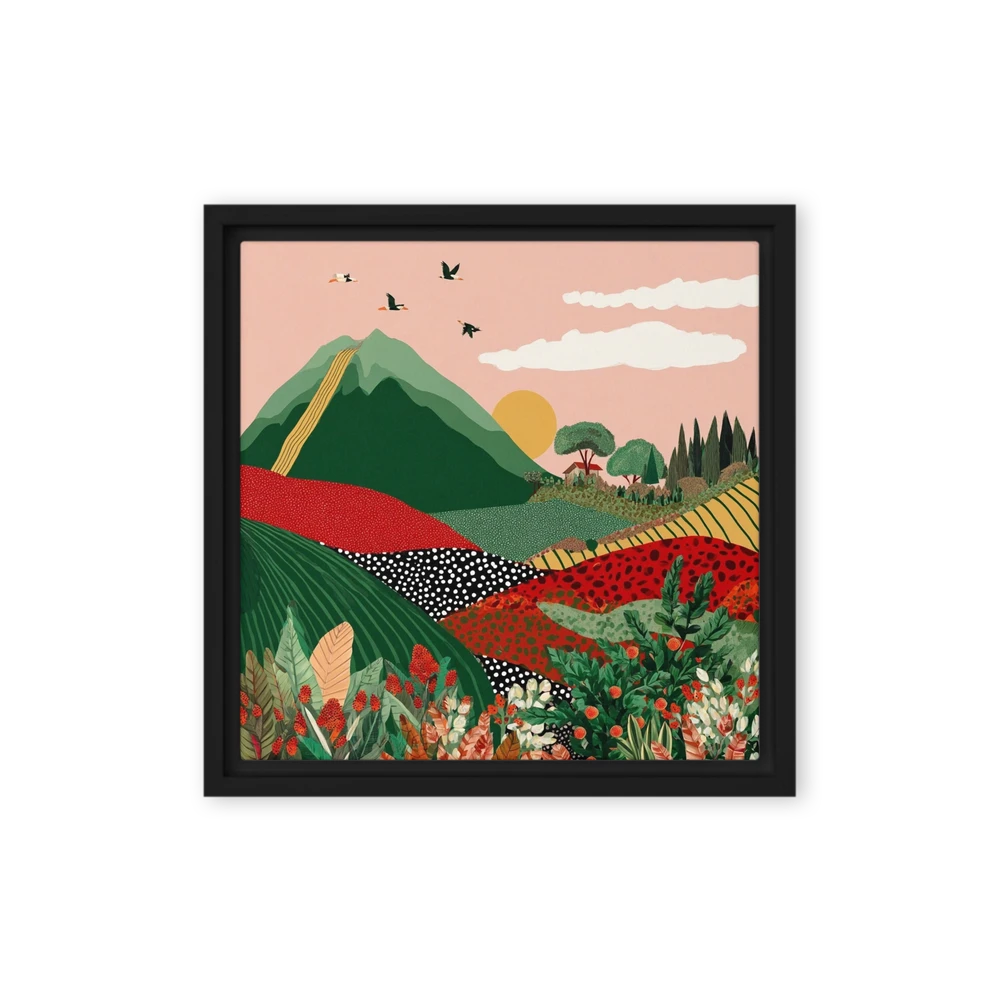 Pastoral Folk Horizon | Art Print