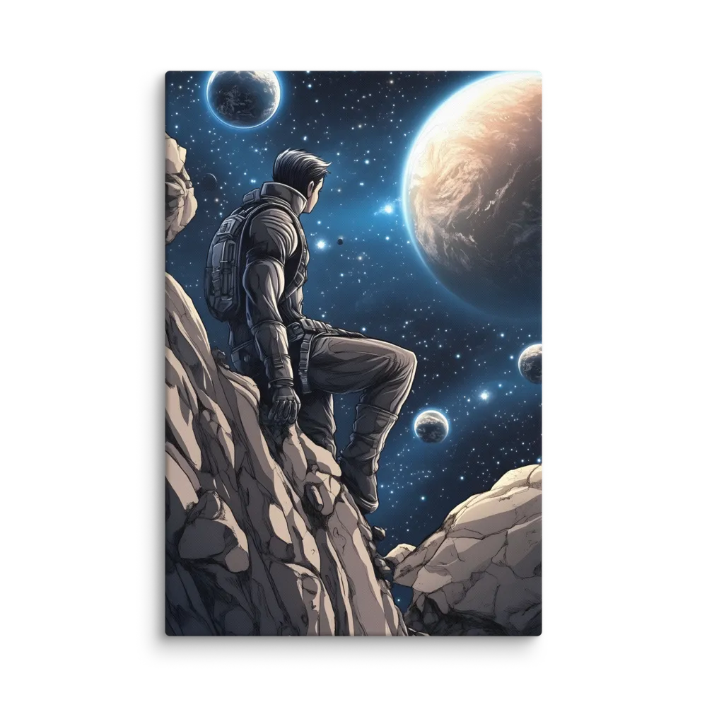 Cosmic Explorer 
 Canvas with White Frame