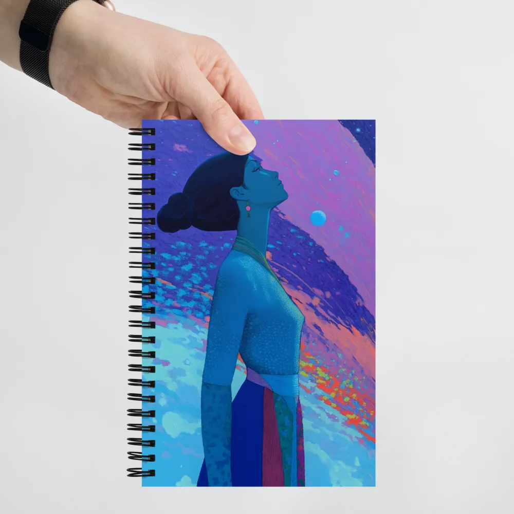 Dreamer in Blue 
 Spiral Notebook | 140 pages