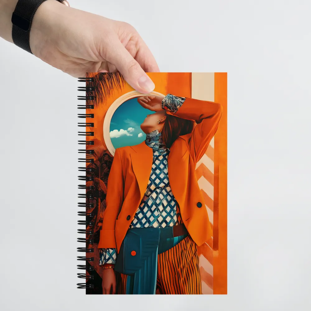 Tropic Horizon Gaze 
 Spiral Notebook | 140 pages
