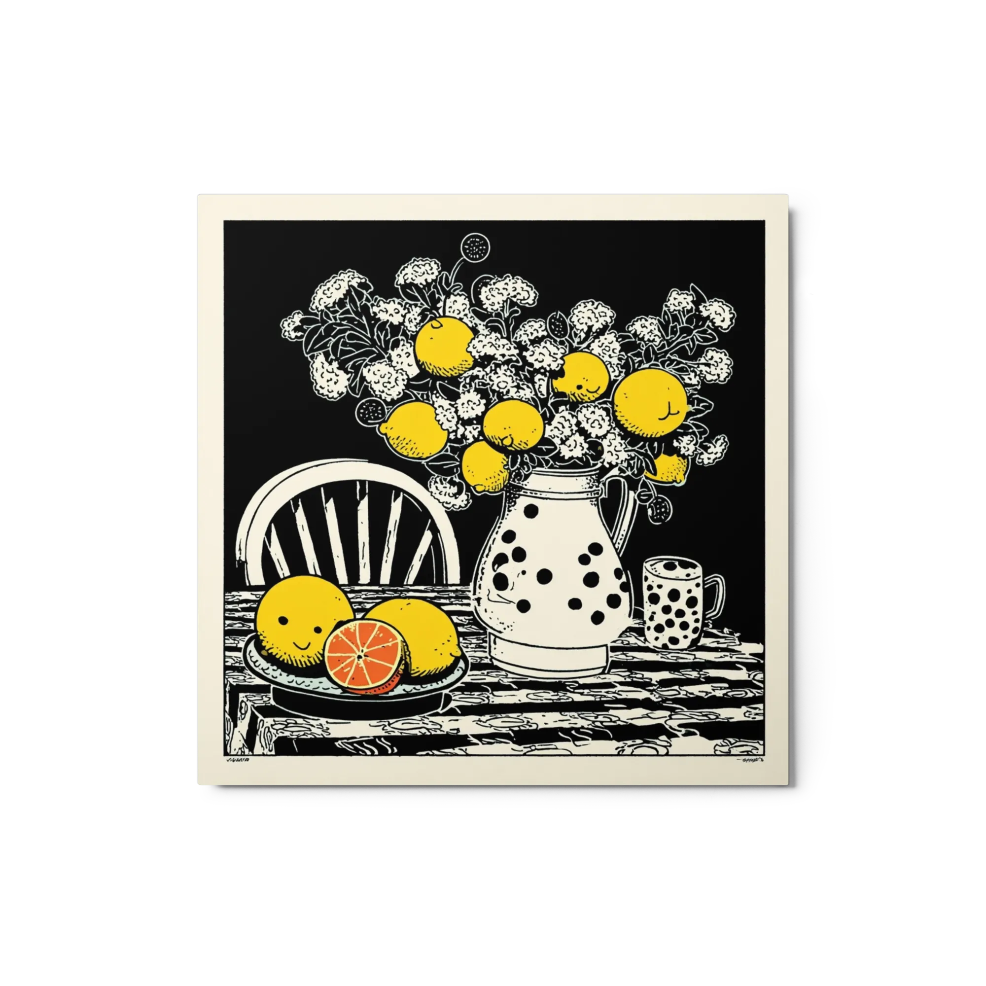 Lemons and Polka Dots