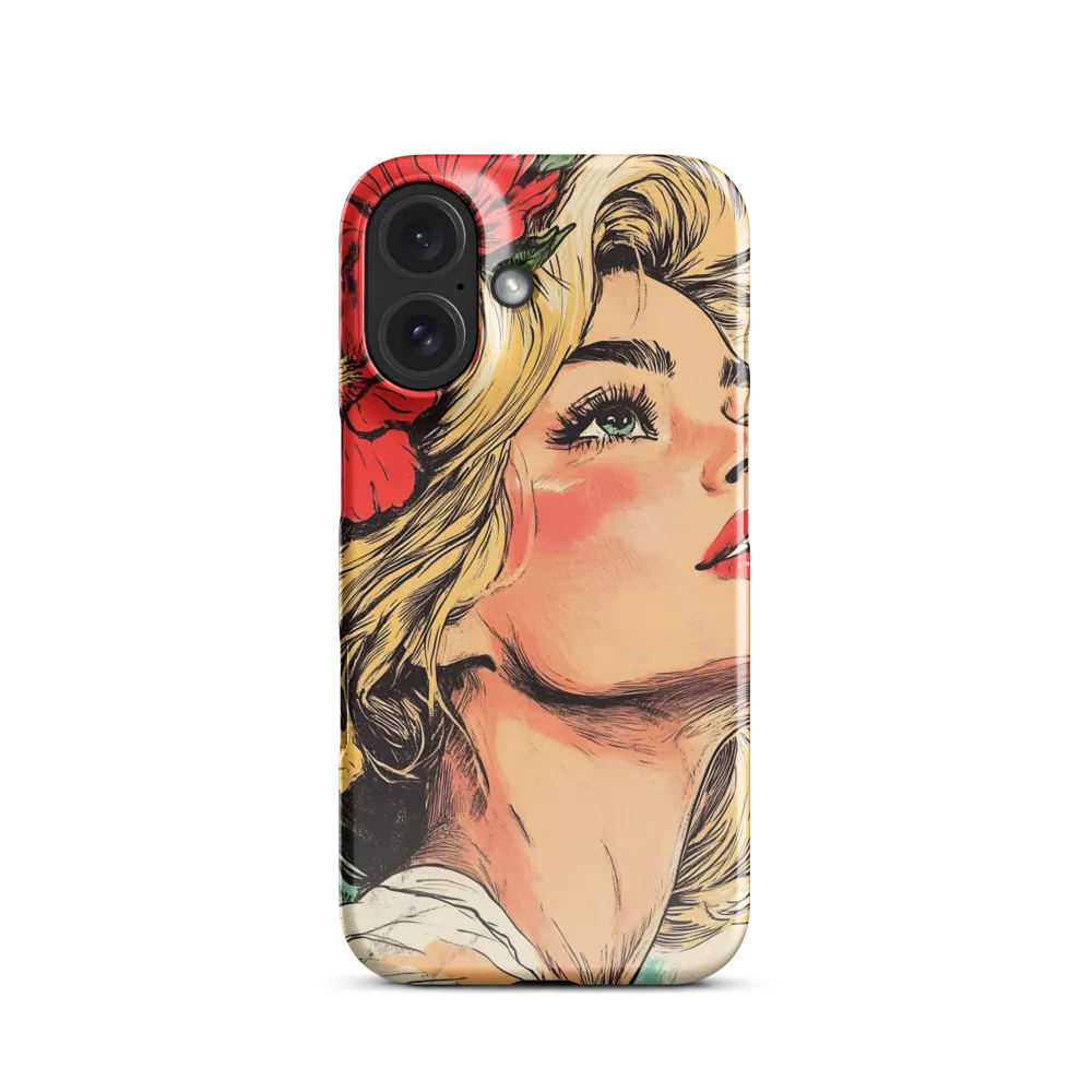 Floral Pop Portrait 
 iPhone 16 Pro | Tough Case