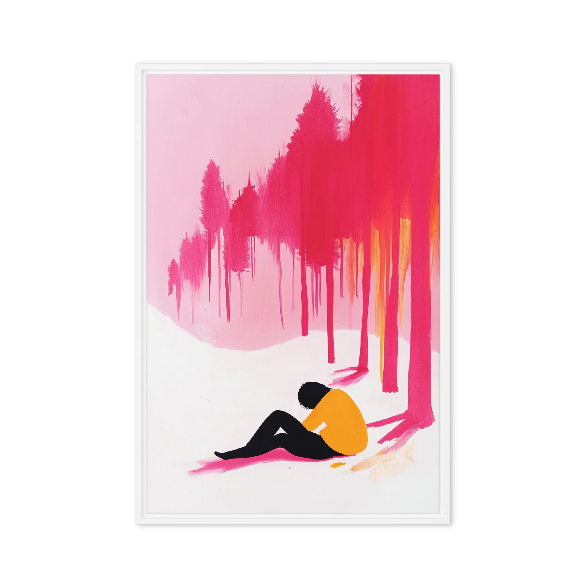 Abstract Silhouette and Trees