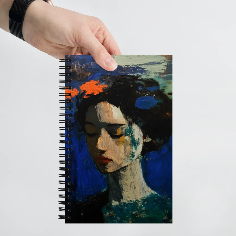 The Pensive Gaze 
 Spiral Notebook | 140 pages