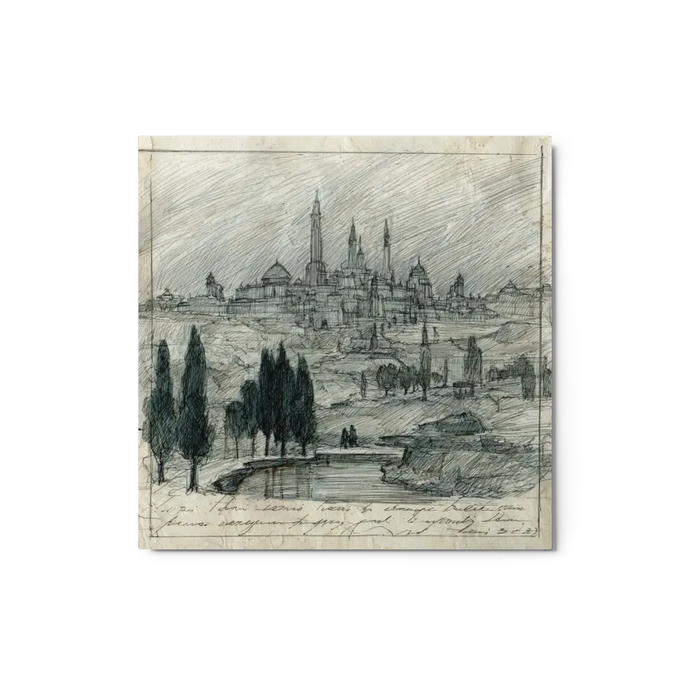 Hilltop City View | Art Print