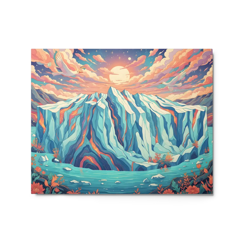 Pastel Iceberg Dreamscape | Art Print