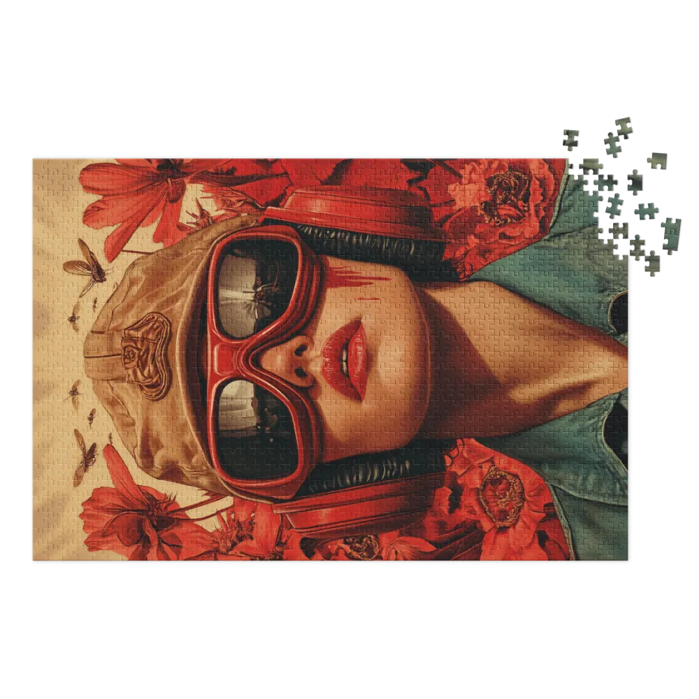 Aviator's Bloom 
 Jigsaw Puzzle in Tin Box